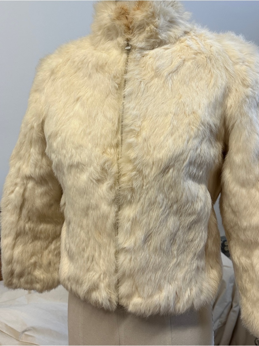Vintage Rabbit Fur Coat - Picture 2 of 7